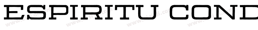 Espiritu Condensed字体转换